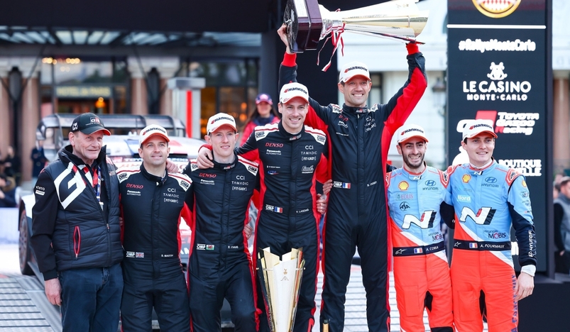 TOYOTA GAZOO Racing Kicks Off Season with One Two Rally Monte Carlo Win